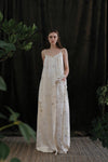 Mutedance 24 Spring/Summer Printed Flowing Long Dress MD-MD24SS29-H hoary PM141